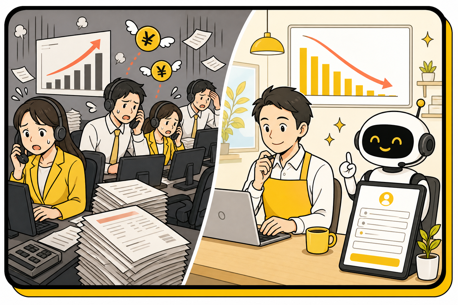 電話受付を外注する費用はいくら？電話代行とAI電話を徹底比較